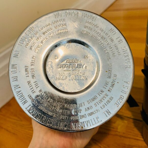 Stanley Aladdin Green Vacuum Bottle Thermos Vintage Made in USA - Picture 13 of 13